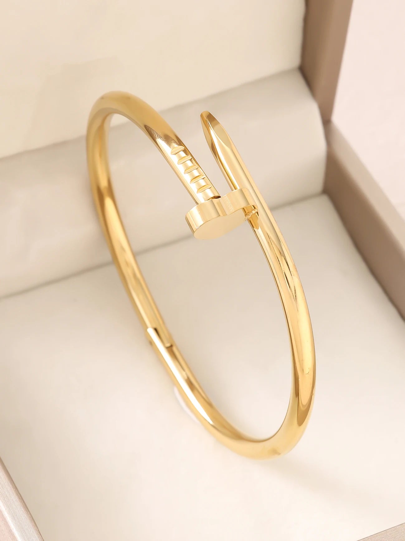 Stainless Steel 18K Gold Plated Wedding & Valentine Bracelet